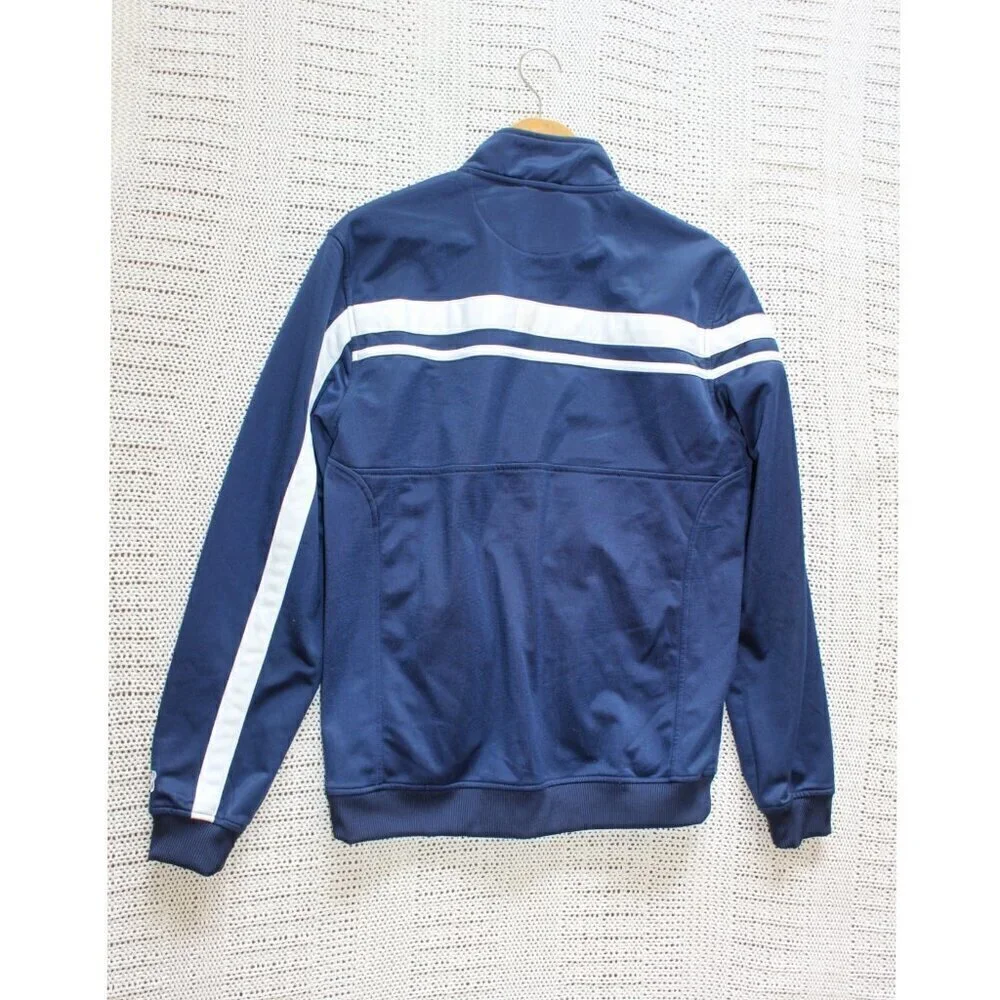 Brooks Equilibrium Technology Tienken II Mens Jacket Navy Blue Size Small Zip up